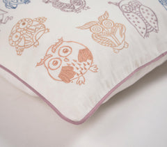 Embroidered Cotton Cushion Cover 1