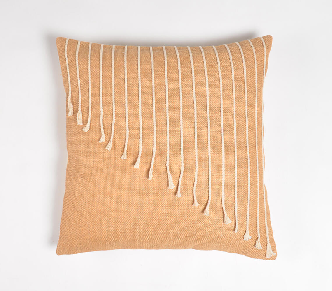 Jute & Cotton Minimal Cushion cover