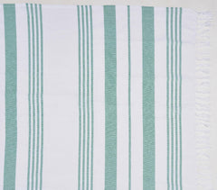 Yarn-dyed Mint Hammam Towel
