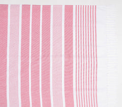 Yarn-dyed Red Hammam Towel e