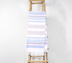 Yarn-dyed Blue Plum Hammam Towel
