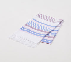 Yarn-dyed Blue Plum Hammam Towel