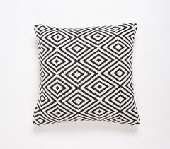 Handwoven Jute & Cotton Cushion Cover