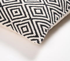 Handwoven Jute & Cotton Cushion Cover