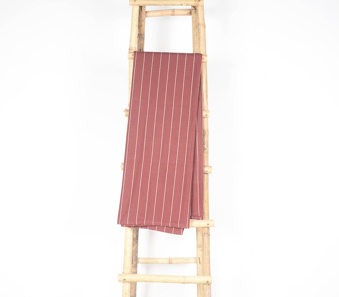 Yarn-dyed maroon Beach towel