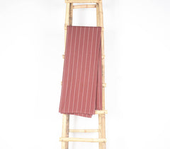 Yarn-dyed maroon Beach towel