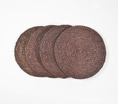 Hand Braided Sabai Grass Placemats (set of 4)