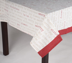 Christmas Printed Cotton Tablecloth