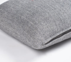 ZigZag Printed Woolen Blend Cushion Cover