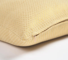 Embroidered Pastel Cotton Cushion Cover