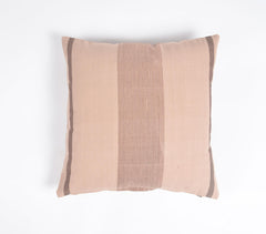Earthy Woven Cotton Cushion Cover