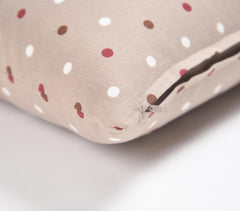 Printed Dots Cotton Cushion Cover