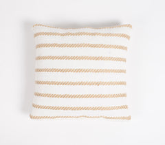 Woven Jute & Cotton Cushion cover