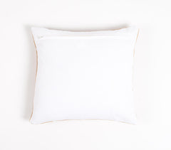 Hand Embroidered Jute Cushion cover