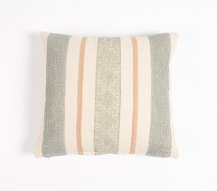 Hand Stitched Lace Cotton Cushion cover