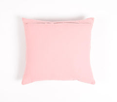 Embroidered & Quilted Cotton Cushion cover