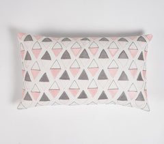 Aari Embroidered Pastel Lumbar Cushion cover