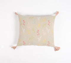 Hand Embroidered Cotton Cushion cover