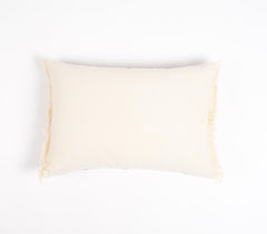 Hand Embroidered Cotton Lumbar Cushion cover_1