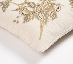 Hand Embroidered Cotton Cushion cover