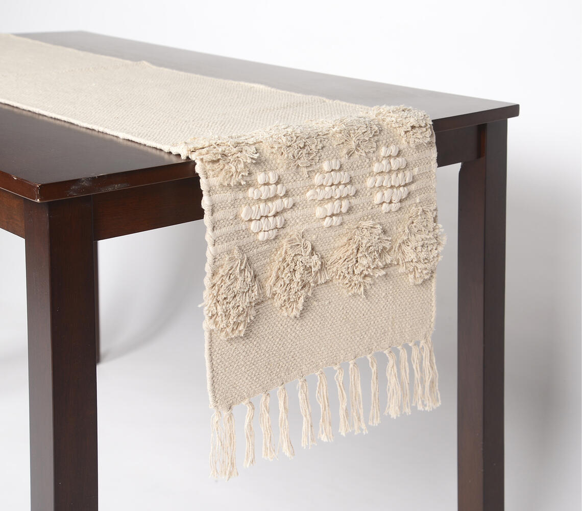 Handwoven Cotton Table runner e
