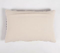Woven & Embroidered Cotton Lumbar Cushion cover