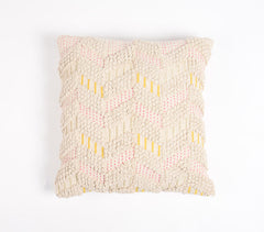 Woven & Embroidered Cotton Cushion cover Q3