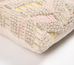 Woven & Embroidered Cotton Cushion cover Q3