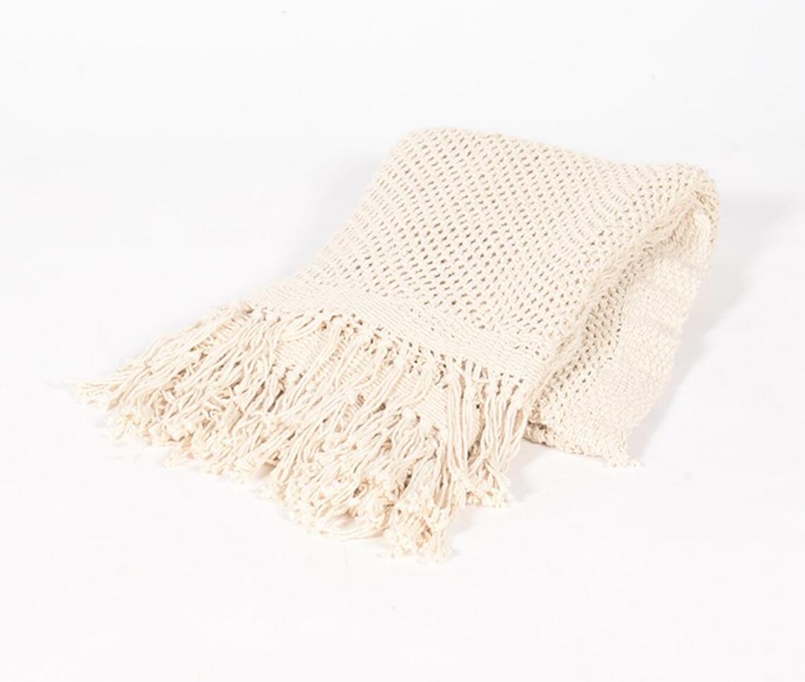 Handwoven Textured Throw Q1