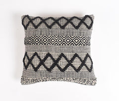 Diamond Monochrome Patterned Cushion Cover