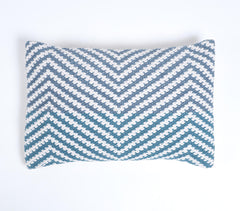 Ombre Chevron Lumbar Cushion Cover