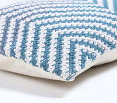 Ombre Chevron Lumbar Cushion Cover