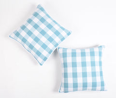 Handloom Cotton Pastel Cushion covers (set of 2)