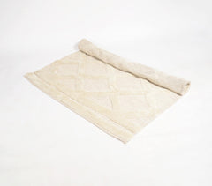 Hand Tufted Lattice Beige Rug