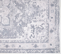 Recycled Cotton Grey Vintage Rug