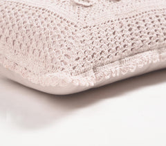 Crochet Pastel Lilac Sham Cover