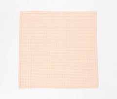Pastel Peach Handloom Napkins (Set of 4)