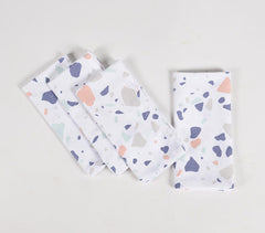 Handwoven Cotton Terrazzo Printed Napkins (set of 4)