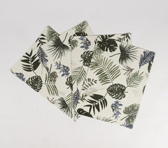 Leaf Printed Handloom Placemats (set of 4)