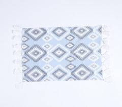 Geometric Tasseled Cotton Placemats (Set of 4)