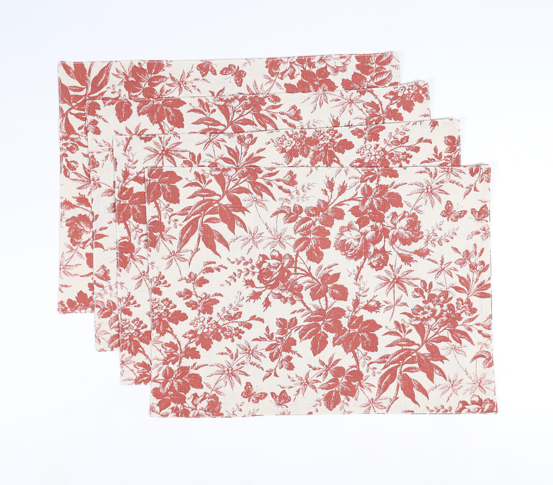 Botanical Monochrome Placemats (Set of 4)