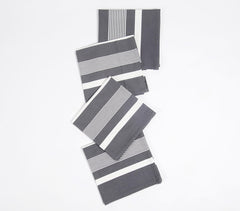 Handloom Striped Monotone Napkins (set of 4)