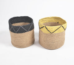 Braided Jute Basket (Set of 2)