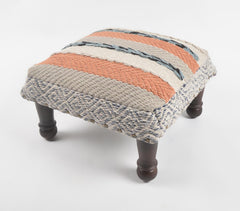 Multicolor Stripe Deco Upholstered Bench