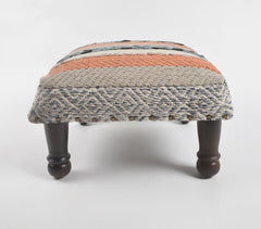 Multicolor Stripe Deco Upholstered Bench