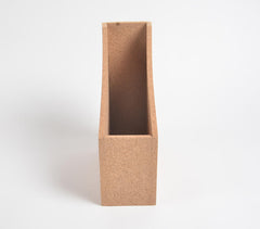 Minimal Geometric Cork Magazine Rack