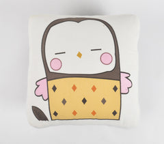 Baby Bird Embroidery Upholstered Stool