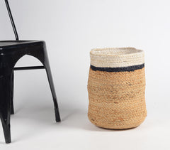 Hand Braided Jute Basket