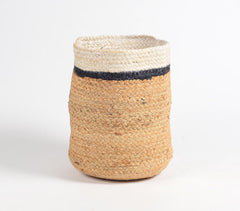 Hand Braided Jute Basket