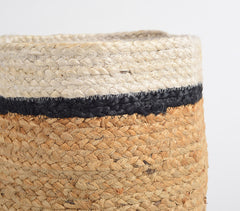 Hand Braided Jute Basket
